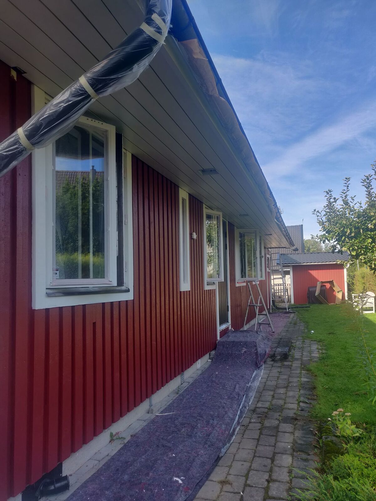 fasadmålning i solna